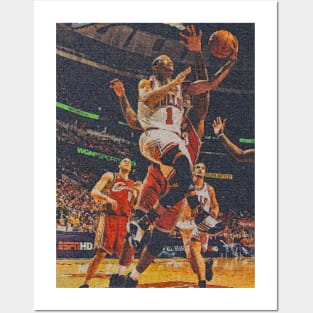 Prime D Rose Retro Style Posters and Art